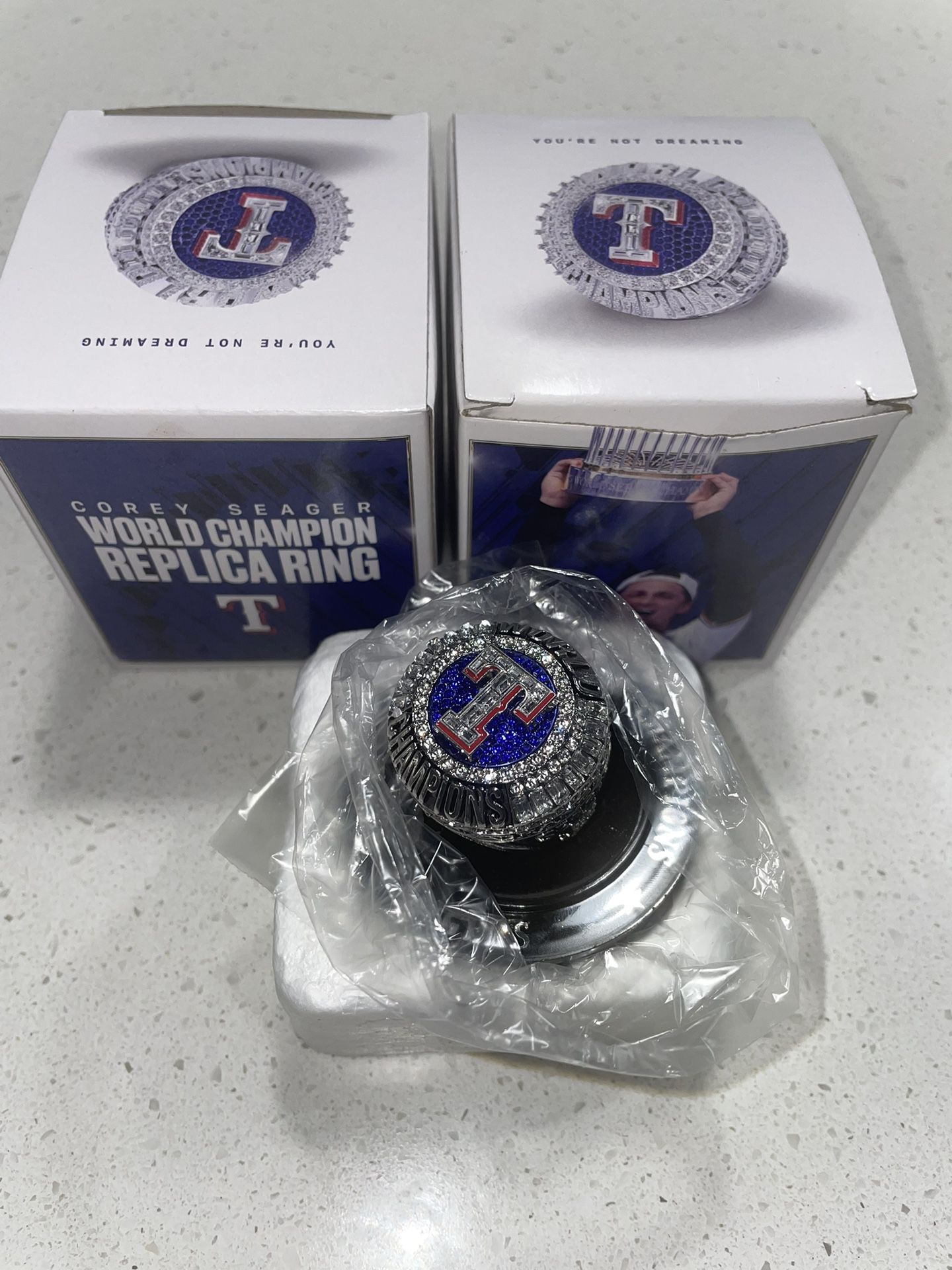 Texas Rangers World Series Ring 