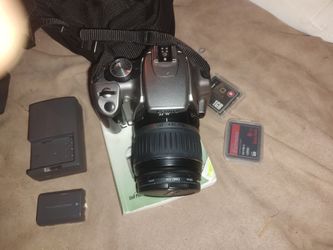Canon EOS rebel xt camera