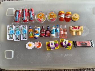 Mini mini fridge mini brands lot