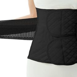 Allaugh Postpartum Belly Band for Women: Abdominal Binder Post Surgery C Section Waist Trainer, Soft Fabric Abdominal Wrap for All Day, Comfort Non-It