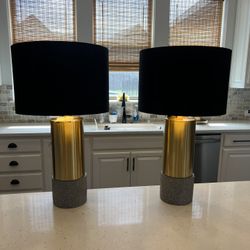 Brand New Set of Large Table Lamps 