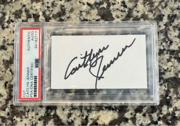 Caitlyn Jenner Cut Auto RARE