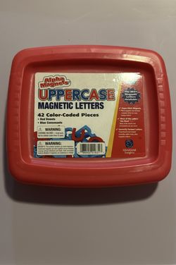 Alpha Magnets Uppercase Magnetic Letters