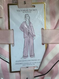 VS Satin Long Sleeve pajama set