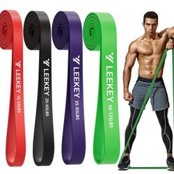 LEEKEY Resistance Band Set & Bag NEW