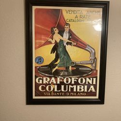 Vintage framed art