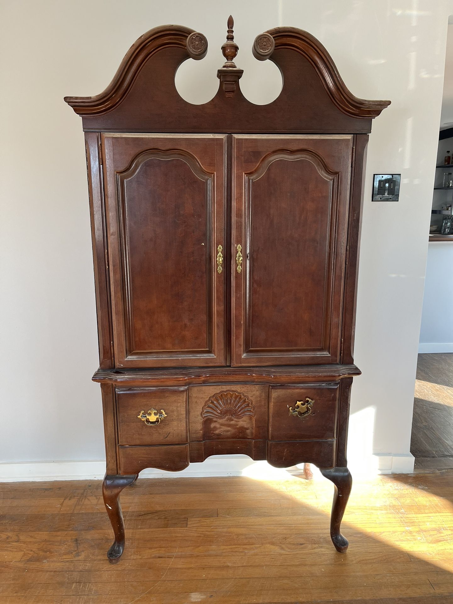 FREE Solid Armoire Entertainment Cabinet