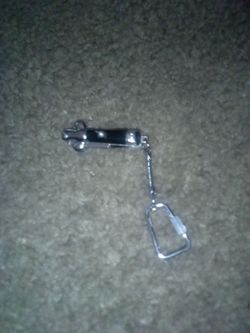 Vintage switchblade pin knife keychain