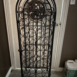 Antique Wine Holder Holds 45 Bottles