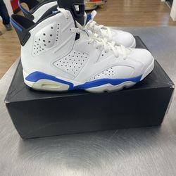 Jordan Retro 6 Sport Blue Shoes 171290/13
