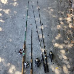  Antique  Salt Water Rig. $40 Obo . The Fresh Water Poles Are SOLD