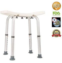 Bath Bench Shower Tub Bench without Back (white)