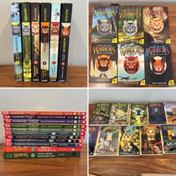 24 Warrior Cats Books  (novels and graphic novels)