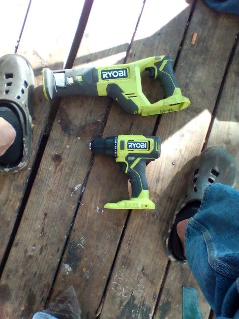 Ryobi Sawzall And Drill
