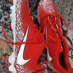 Red Nike Cleats - Like New- Size 11 - Best Offer 