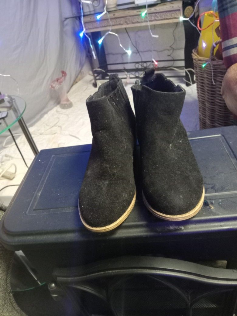 Womens Black Ankle Booties