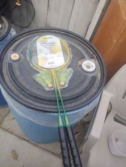 Badminton racket set.