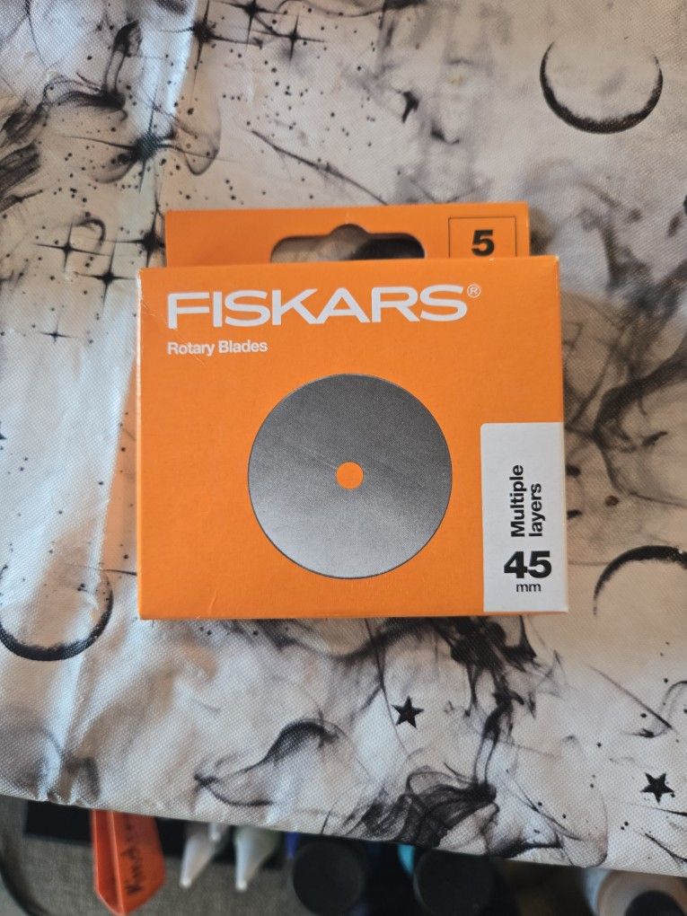 Fiskars Rotary Cutter, 45mm Rotary Blade Refills 5 Blades
