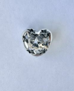 Pandora  Floating Starry Hearts  Charm (Retired)