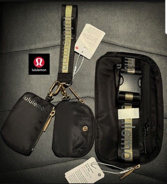 Lulu Lemon Everywhere Belt Bag And Wristlet Pouch