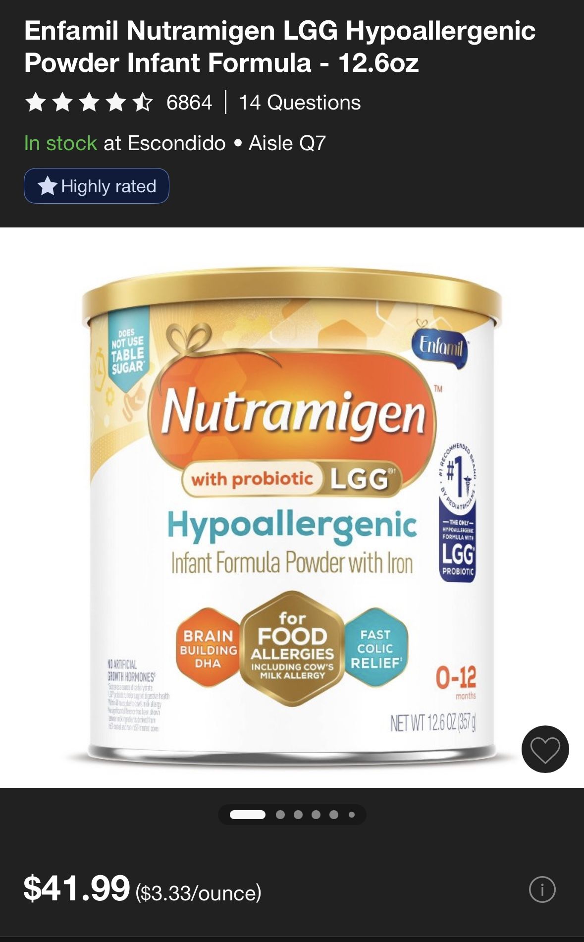 Nutramigen Formula 