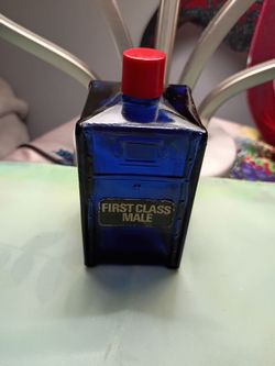 Avon Vintage First Class Male Cologne Bottle