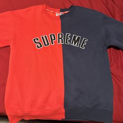 Supreme Split Crewneck Sweatshirt