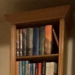 Tall Wood Bookcase