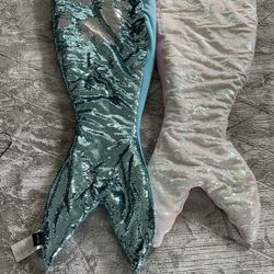 Girls Mermaid Tail Blankets 