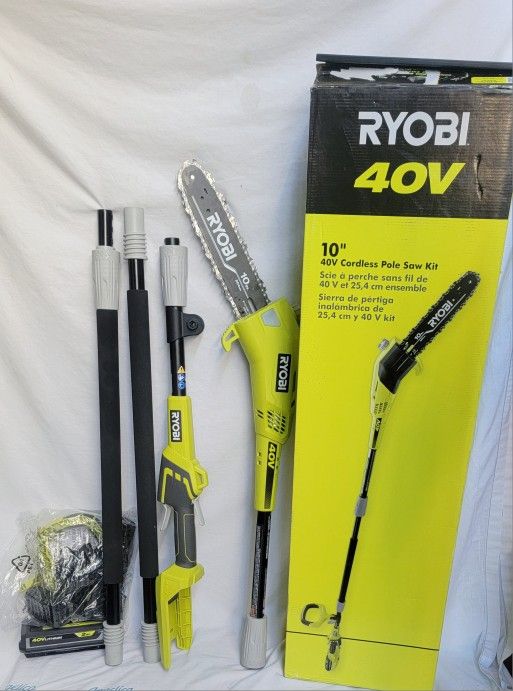 Pole Saw with 2.0 Ah Battery and Charger