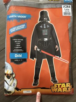 Star Wars Darth Vader Costume Size 12-14