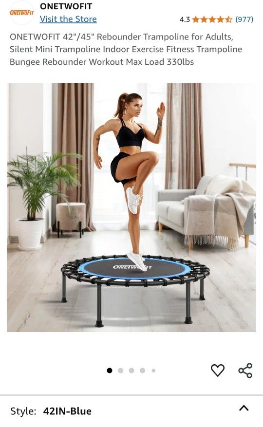 Mini Exercise Trampoline Brand New.