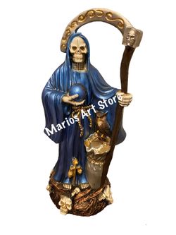 Santa Muerte Statue 16”