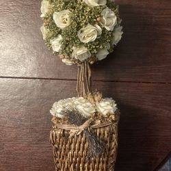 Flowered Topiary Indoor Outdoor Decoration