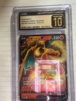 Charizard V CGC Pristine 10 Japanese VSTAR Universe 013/172
