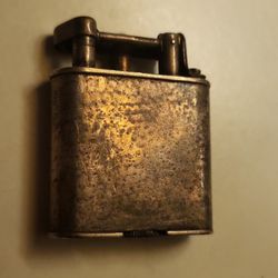 Antique 1920s Dunhill Silver Pocket Cigarette Lighter 