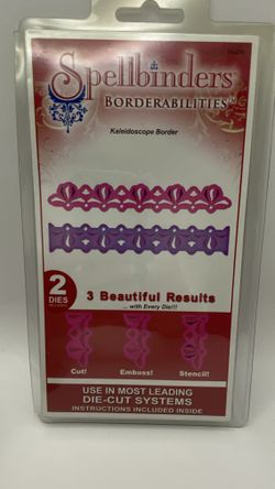 Spellbinders Shapeabilities Pendants, Nestabilities and Borderabilities METAL DIES - VERY LOW PRICE