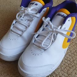 Nike Air Jordan Big Fund Lakers 23 Basketball Shoes Men's Size 10.5