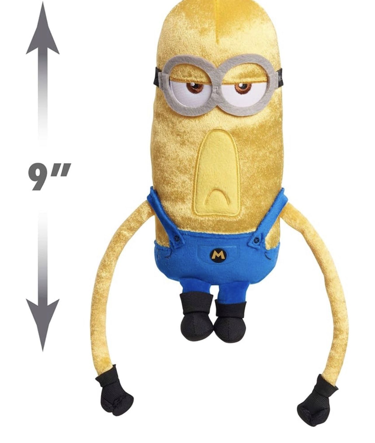 Minions Despicable Me 4 Squooshy Plush Mega Tim, Kids Toys for Ages 3 Up