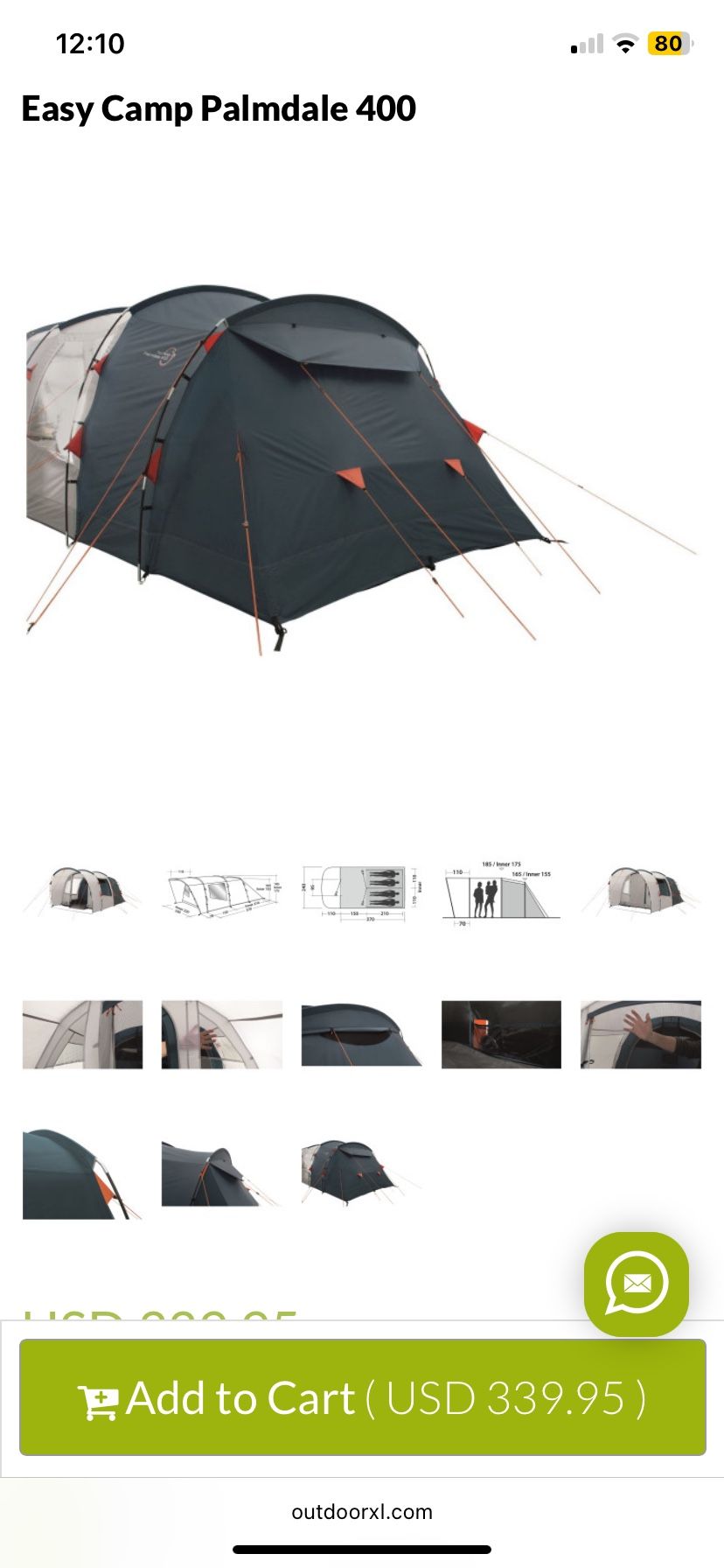 Palmdale easy camp 400