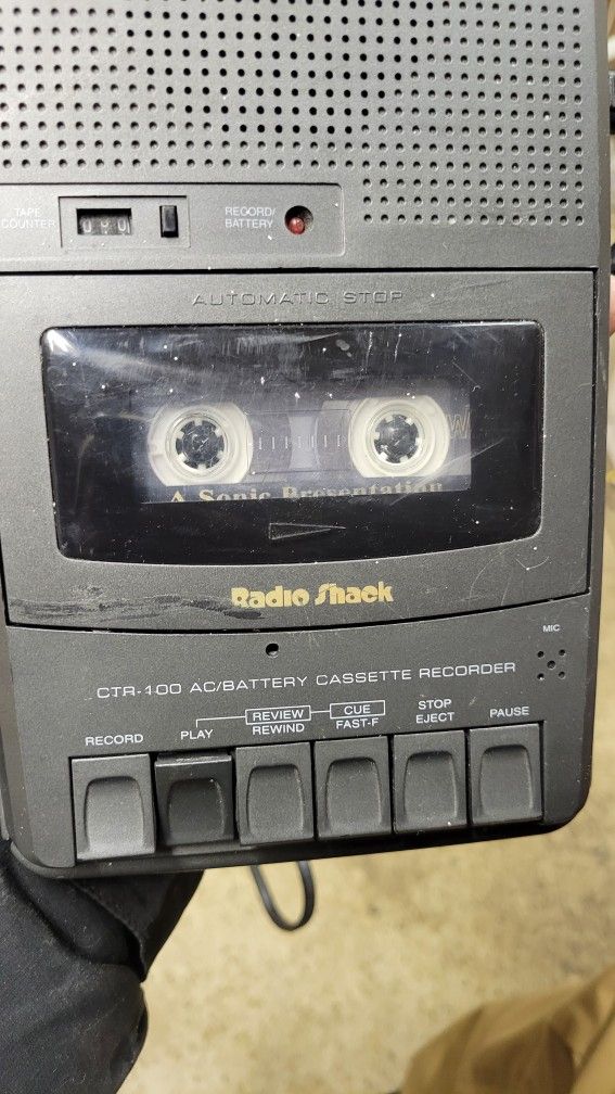TAPE RECORDER RADIO SHACK. CTR 100.