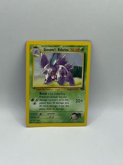 Pokemon Gym Challenge Giovanni’s Nidorino Card #45