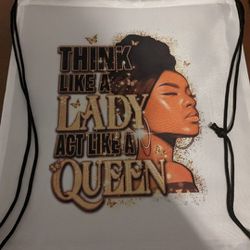 Queen Drawstring Backpack 