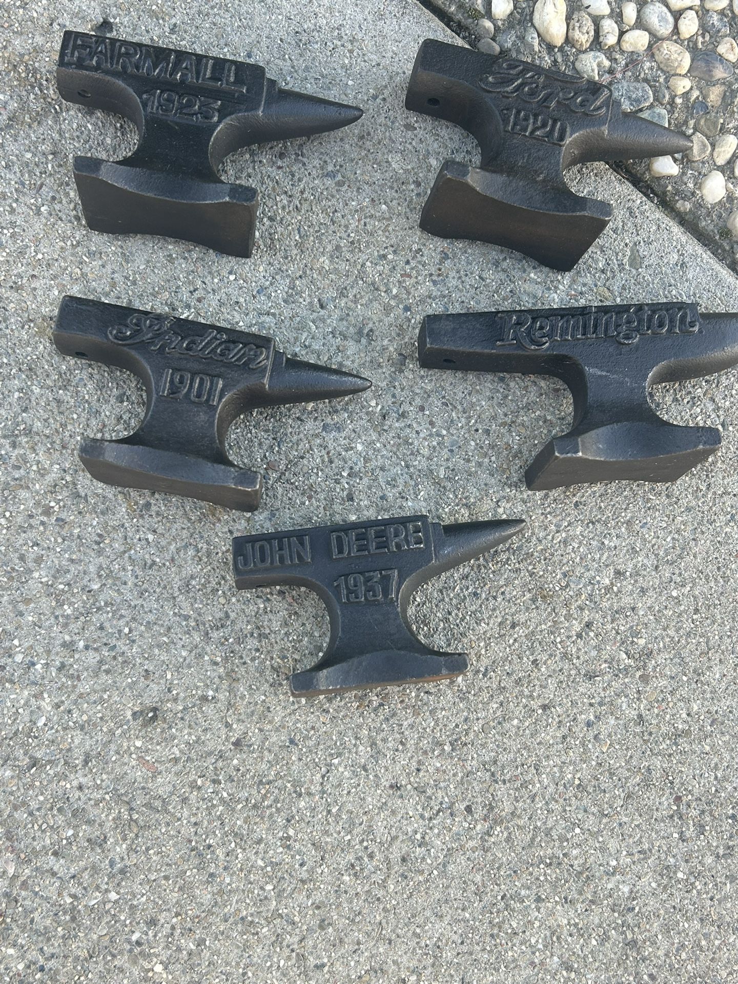 Ford Anvil Blacksmith Collector Paperweight HOTROD Auto F150 Car Truck Cast Iron $35 Each