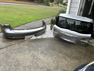 Infiniti QX80/56 Rear bumper and hatch