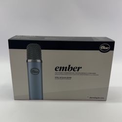 New In Box Blue Ember Condenser Studio Microphone