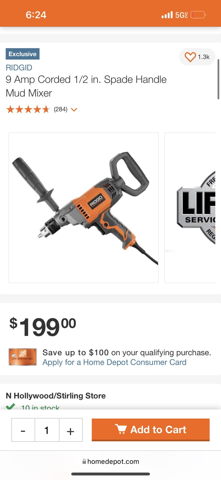 Ridgid Mud Mixer