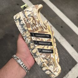 Adidas X Hellstar Superstar Desert Camo Size 10 DSWT