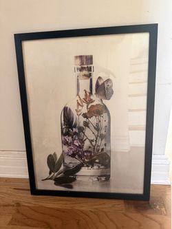 Plexiglass frame.