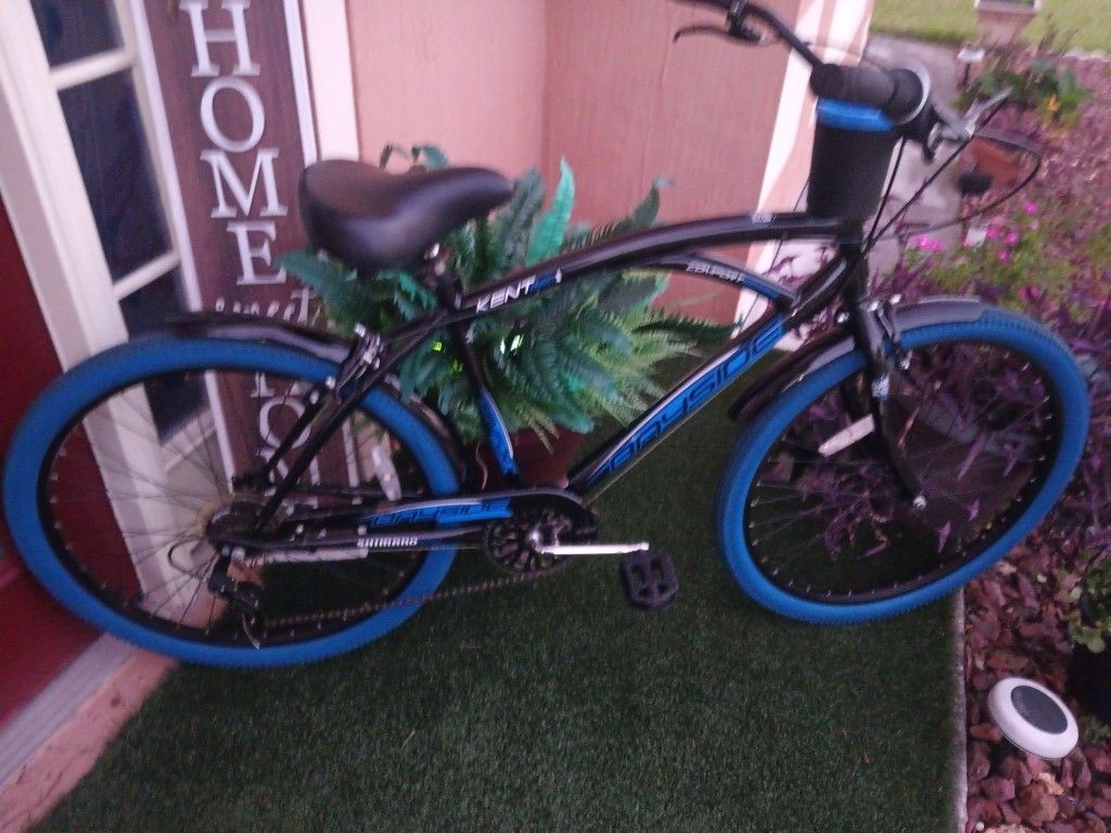 Dark Blue Bike 